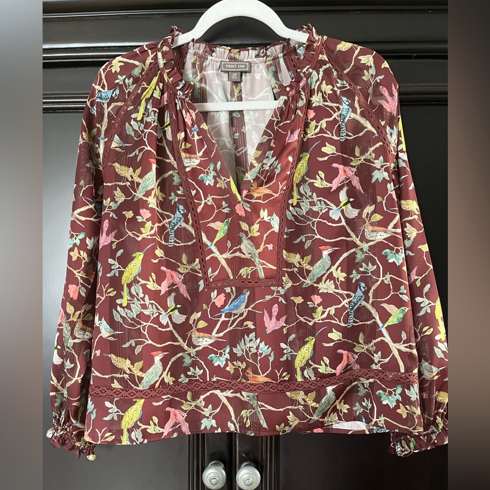 J. Crew Point Sur Tunic Blouse